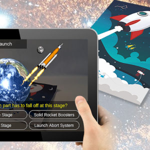 Augmented Reality Poster Engineering and Space Missions (Digital PDF Product for Self-printing + Space App)